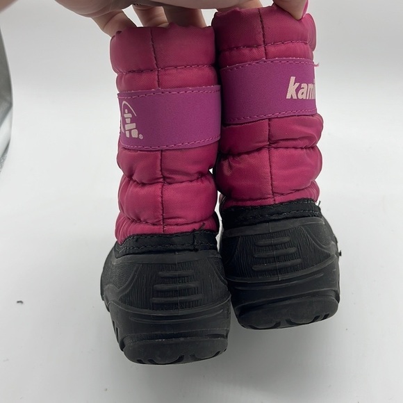 Kamik Baby Pink Insulated Winter Snow Boots Size 6 - Picture 5 of 11
